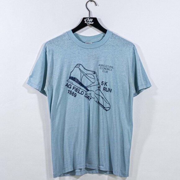 Agricultural Economics Club 5K Rutgers Cook College T-Shirt Large VTG 80s - Picture 1 of 11